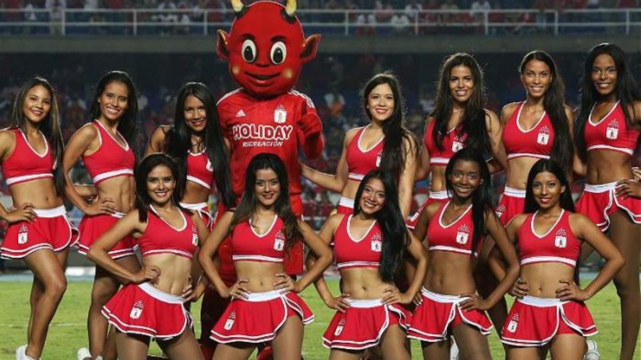 Diablitas América de Cali - Porristas América de Cali - Zona Escarlata